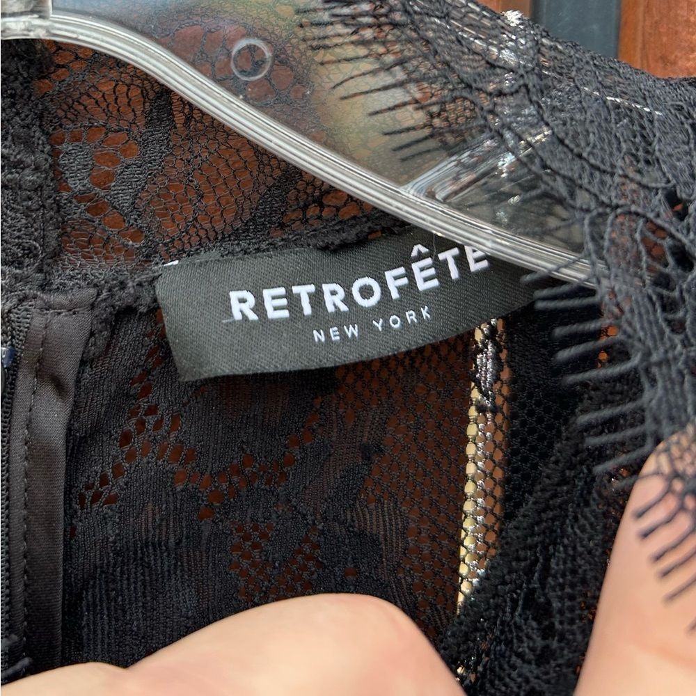RETROFETE BRIGETTE velvet lace dress - Picture 7 of 10